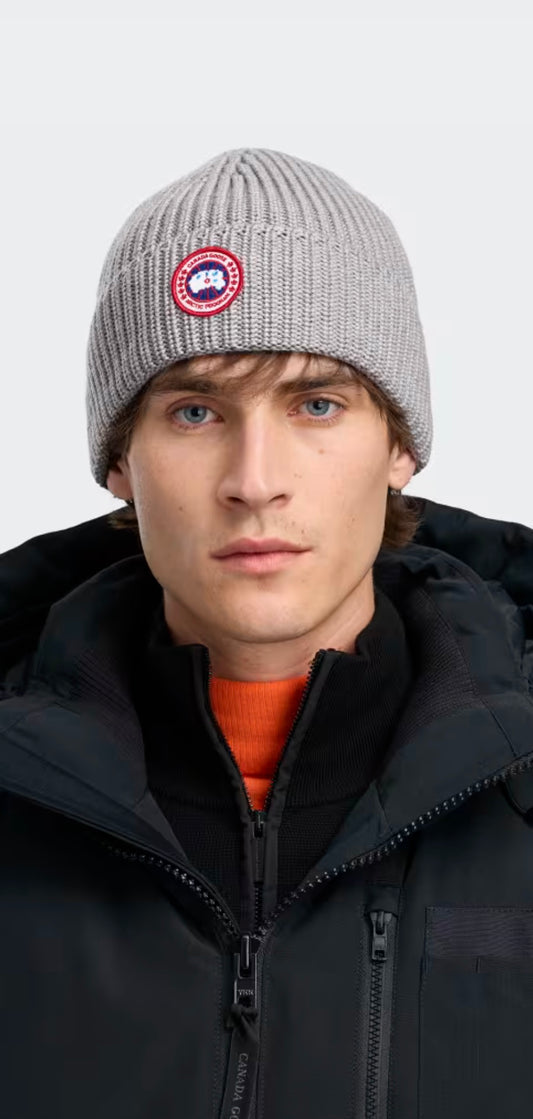 Canada Goose Grey Beanie (Unisex)